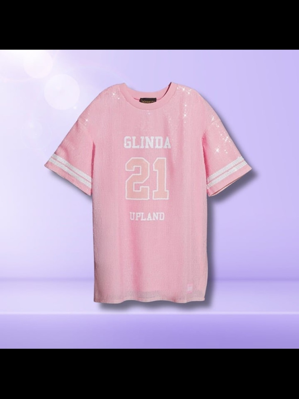 Wicked X Forever 21 Plus Size Glinda Pink Sequin Mini Jersey Dress
